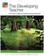 The Developing Teacher