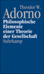 Philosophische Elemente einer Theorie der Gesellschaft