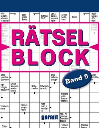 Rätsel Block. Bd.5