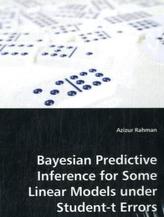 Bayesian Predictive Inference for Some Linear Models under Student-t Errors