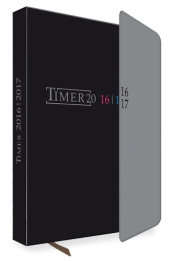 Timer mit Klappe Black 2016/2017