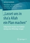 Lasset uns in sha a Allah ein Plan machen