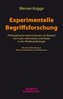 Experimentelle Begriffsforschung