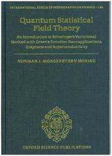 Quantum Statistical Field Theory