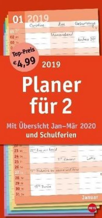 Planer für zwei Basic 2019