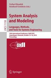 System Analysis and Modeling , Languages, Methods, and Tools for Systems Engineering