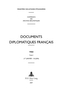 Documents diplomatiques français