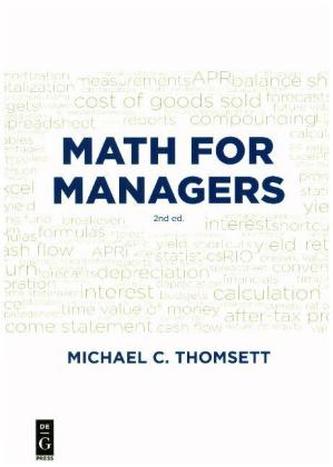 Math for Managers