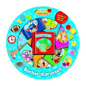 Zählen lernen. Bücher Karussell
