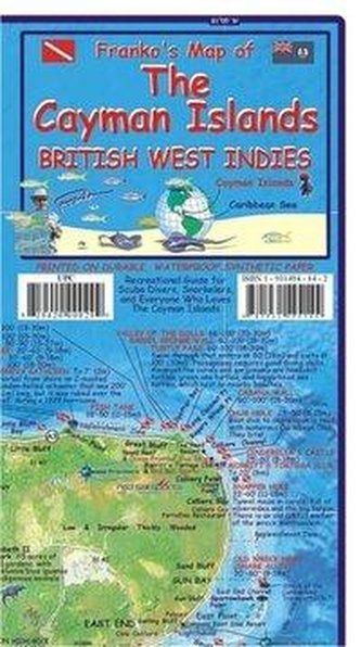 Franko Map Cayman Islands Dive Map