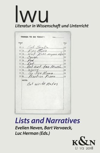 Lists and Narrative