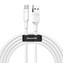 Baseus Double-Ring Quick Charge Cable USB for Type-C 5A 2M White